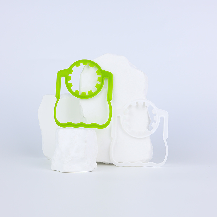 Proveedores al por mayor desechable cubo de agua potable mango de plástico 38 calibre PE mango de cubo de agua mineral mango