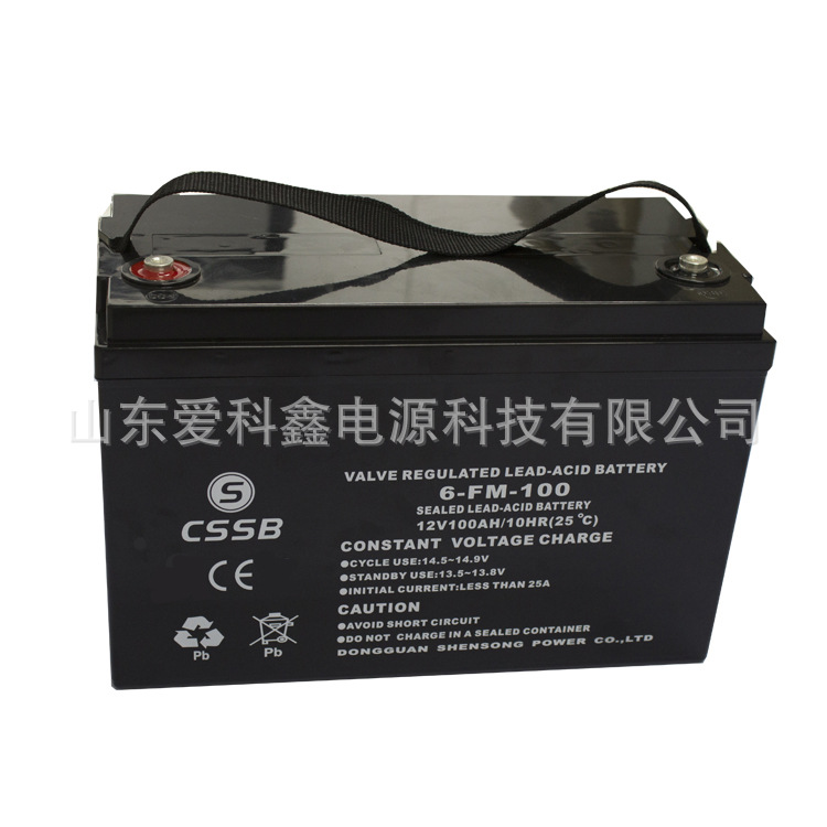 沈松蓄电池 6-FM-100 12V100AH 机房UPS直流屏外接铅酸电池