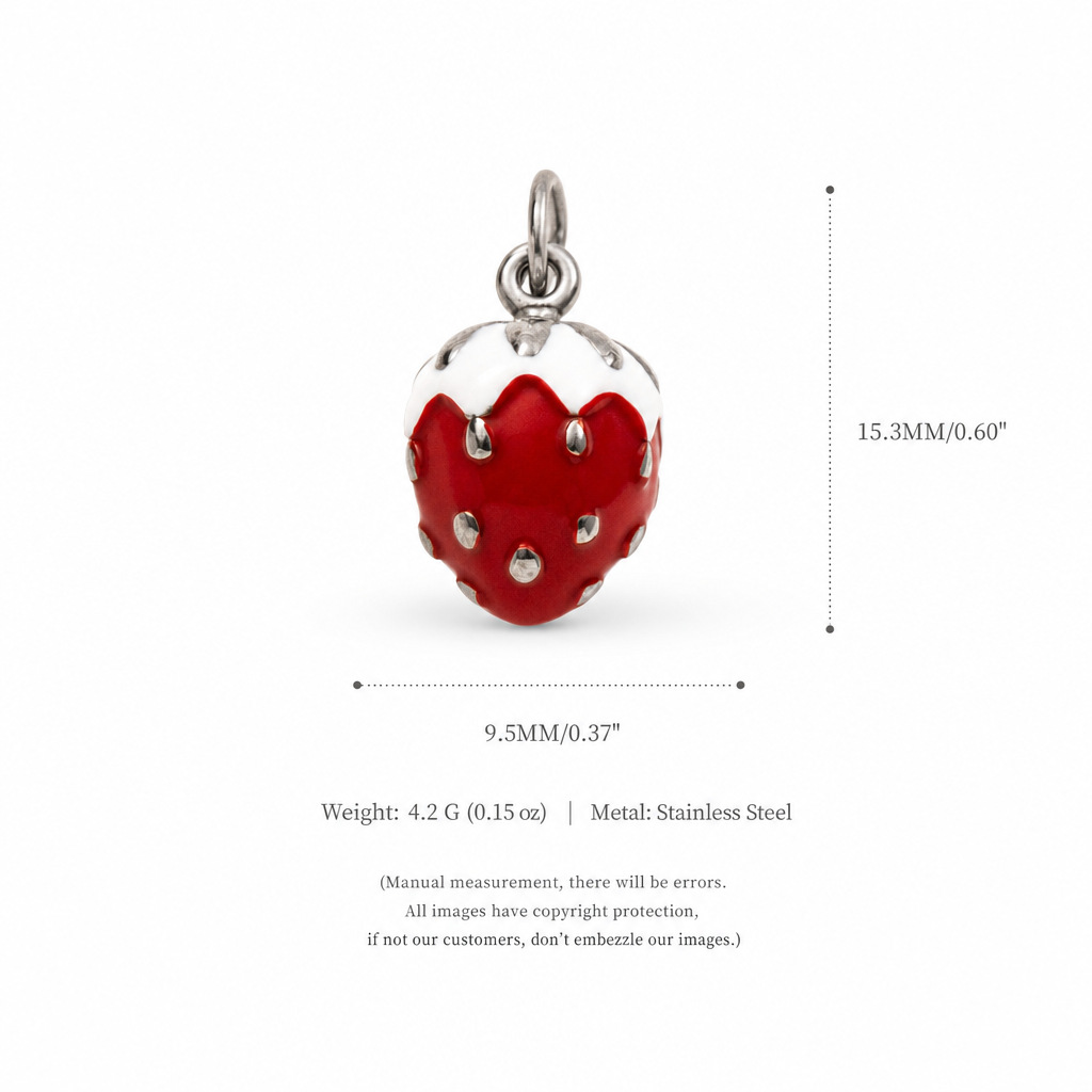 Fraise couleur acier