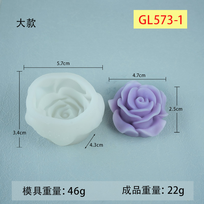 新しいバラの恋3d立体シリカゲルバラの花香薫ろうそくシミュレーション金型卸売り|undefined