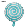 Round windmill toy, balloon, spiral, evening dress, decorations, 18inch