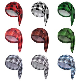 Christmas Celebration Performance Plaid Retro with Pine Plaid European and American British Thin Hat Conical Hat European and American Retro