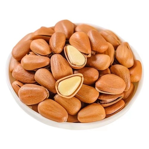 Northeastern pine nuts hand-peeled red pine nuts bagged net weight 500g bulk wholesale dropshipping New Year’s nut snacks