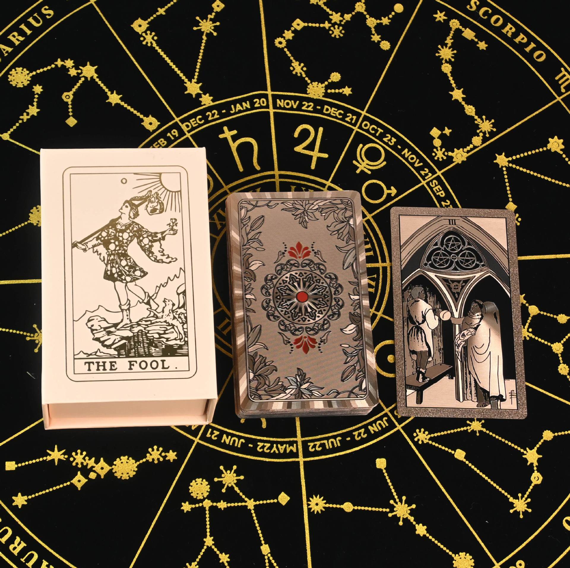 Tarotkarten mit Anleitung, klassische Waite-Kollektion, wasserdicht, aus Kunststoff, hochwertig_voghion.com