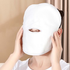 Facial Cleansing Towel Double-Layer Thick Steaming Face Mask Hot Compress Towel Skin Beauty Salon Gadget Skin-Infusing Face Cloth