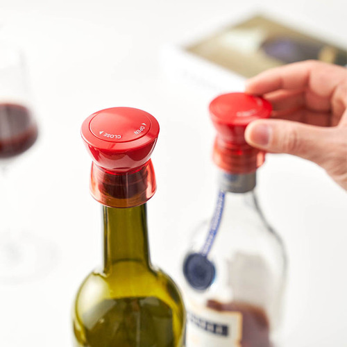 Rotary vacuum red wine stopper, household air-tight red wine stopper, rotary sealing red wine bottle sealing cap, cross-border hot selling