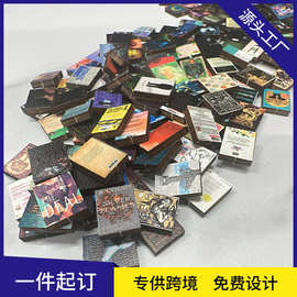 跨境定制仿真迷你经典小说木质小书柜书架微缩模型娃娃屋装饰摆件
