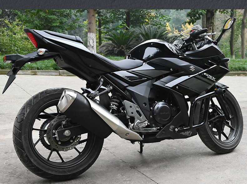 Suitable for Haojue Suzuki Gsx250R Motorcycle Crash Guard, Anti-Fall Full Surround Bumper, One-Piece Anti-Collision Racing Bar