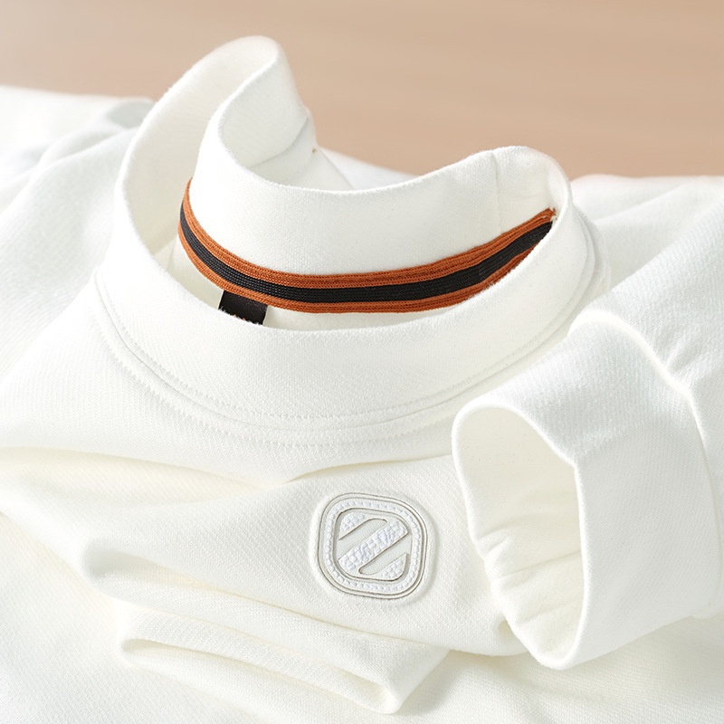 [Clearance Special Price] Round Neck Long Sleeve T-Shirt for Men, Autumn and Winter Solid Color Base Shirt, Simple Sweatshirt