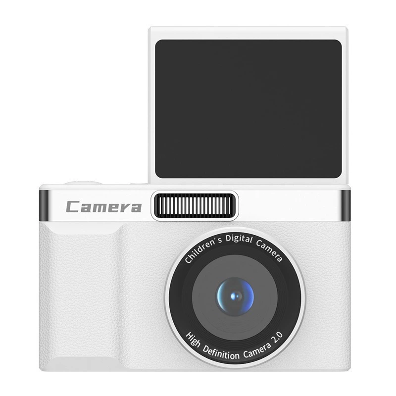 Retro digital camera, handheld CCD, 180° flip, compact student camera, 32 GB option