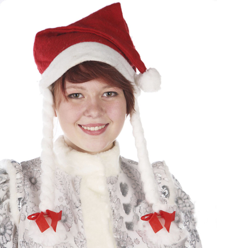 Transfronterizo nuevo sombrero de Navidad trenzado regalos de Navidad decoración extraña sombrero de Navidad trenzado al por mayor