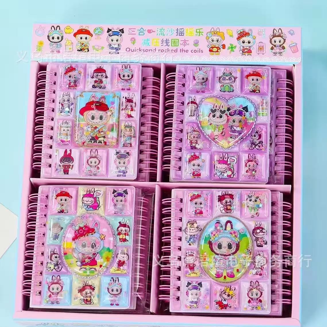 Libro de bobina Sanrio de alto valor Culomi Liusha Shaw Music Bloc de notas Cuaderno de estudiante Diario portátil