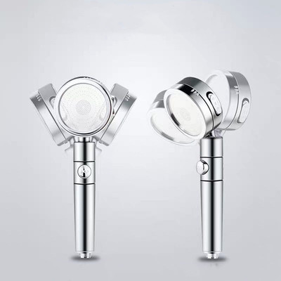 三檔調節壹鍵止水開關日本增壓花灑噴頭可拆洗節水耐摔花灑