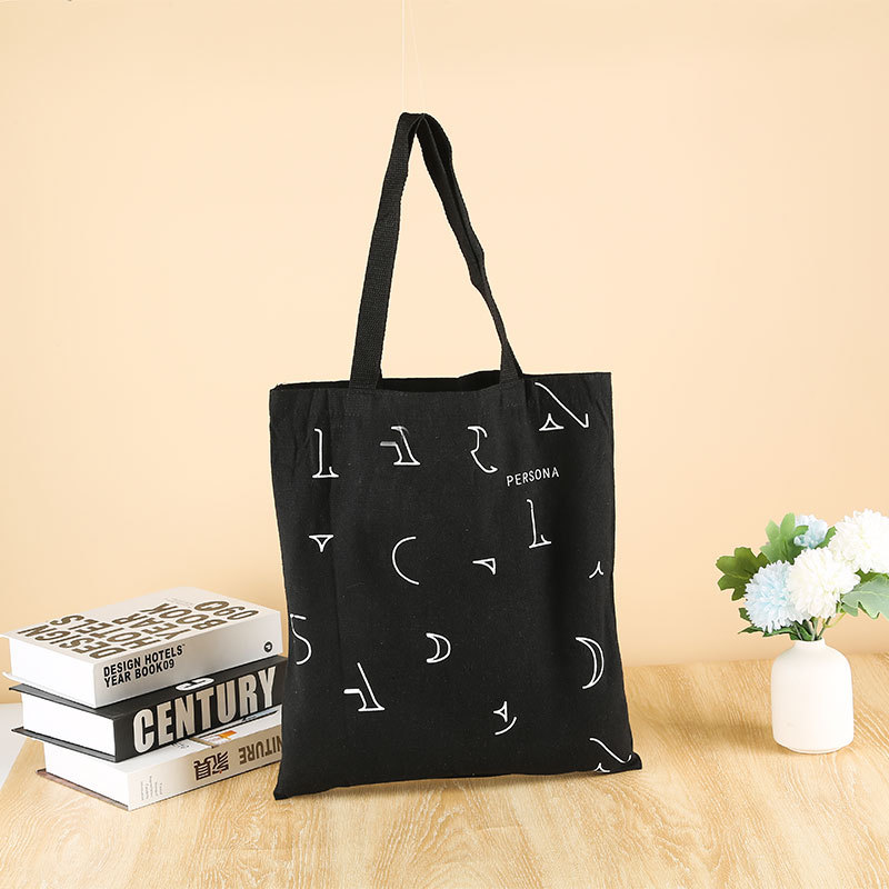 帆布袋丝印彩印热转印广告宣传批发手提棉布袋单肩帆布包可印logo