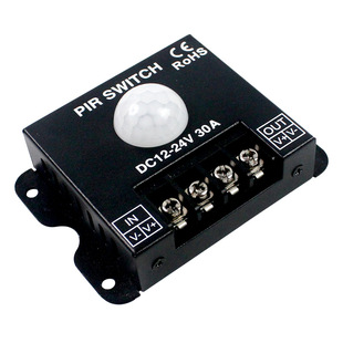 Led Human Body Sensor Switch Dc12-24V 30A Monochrome Lamp with Lamp Human Body Infrared Sensor Controller