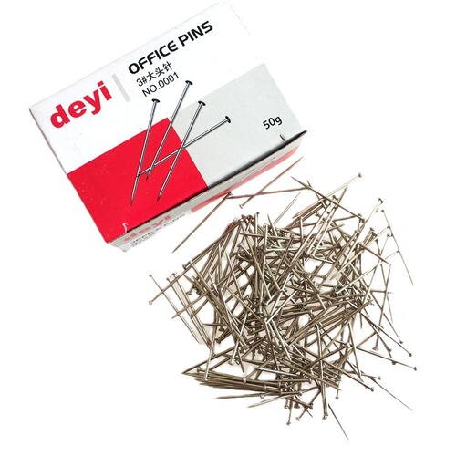 Office supplies nickel-plated pins metal boxed pins creative 200 fixed pins learning stationery wholesale