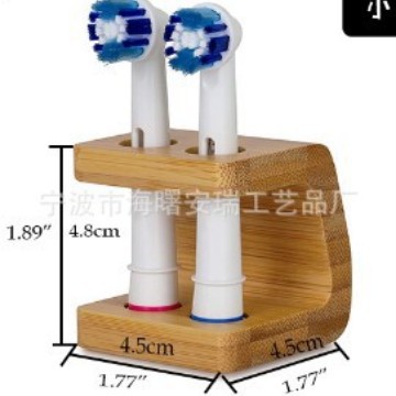 Cepillo de dientes de bambú titular de la pluma titular de la cabeza del cepillo de dientes eléctrico hecho a mano productos transfronterizos