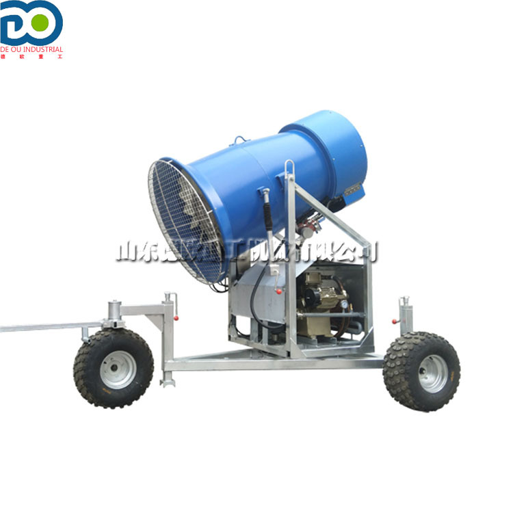 下行滑雪场造雪机 全自动雪花机 可遥控旋转冰雪景观制冷设备