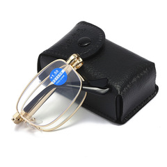 高清防藍光摺疊老花鏡跑江湖擺地攤金屬老光鏡便攜式眼鏡廠家批發