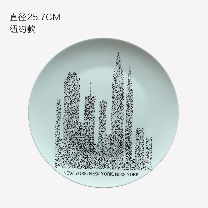 Sala comedor cerámica placa Colgante placa decorativa decoración de la pared decoración creativa de la pared al por mayor