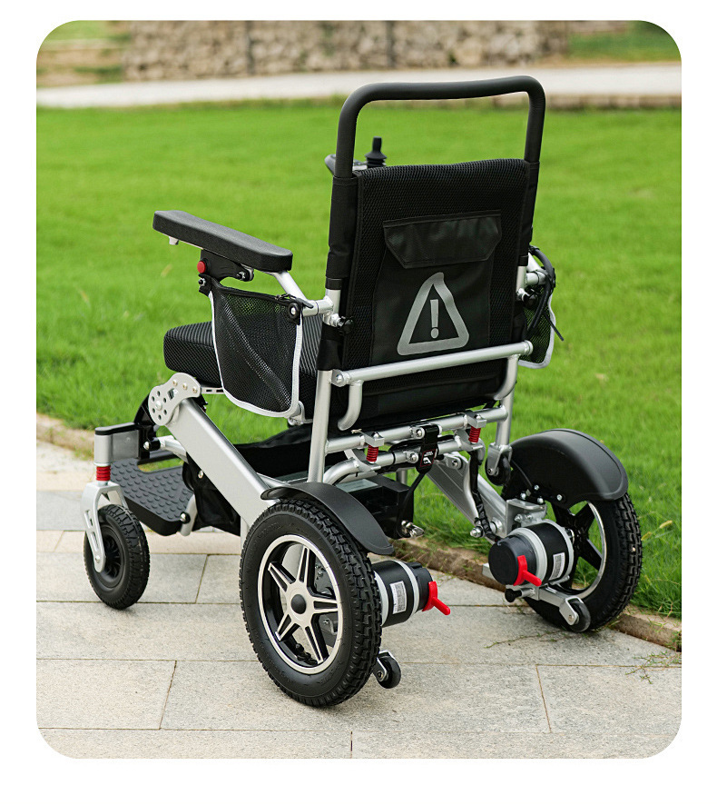 Yingkang Electric Wheelchair 6016 Cross-Border Certified Foldable Lightweight Mobility Scooter for the Elderly with Brushless Motor and Lithium Battery