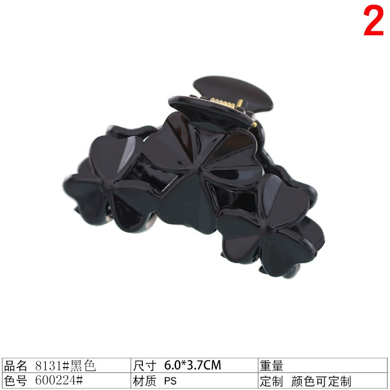 Набор зажимов для волос — assorted black crab pins & маленькие зажимы, разнообразные формы, 1.5–13 см
