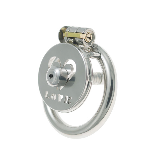 Chaste Lock Sexual Tool Penis Cage Love Letter Chastity Device For Men Outdoor Long-term Wearing Lock