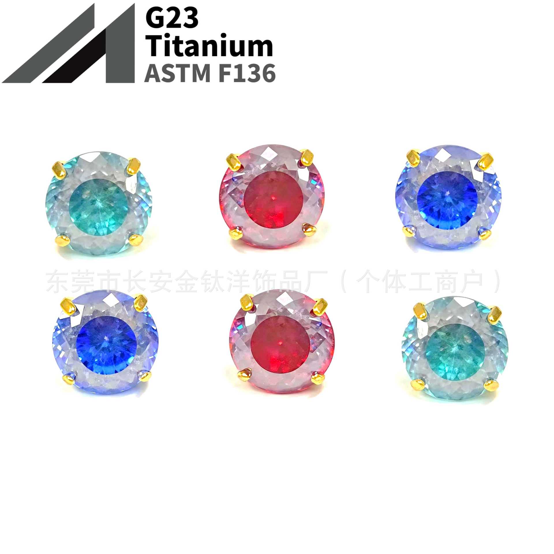 16G labret stud size and finish detail