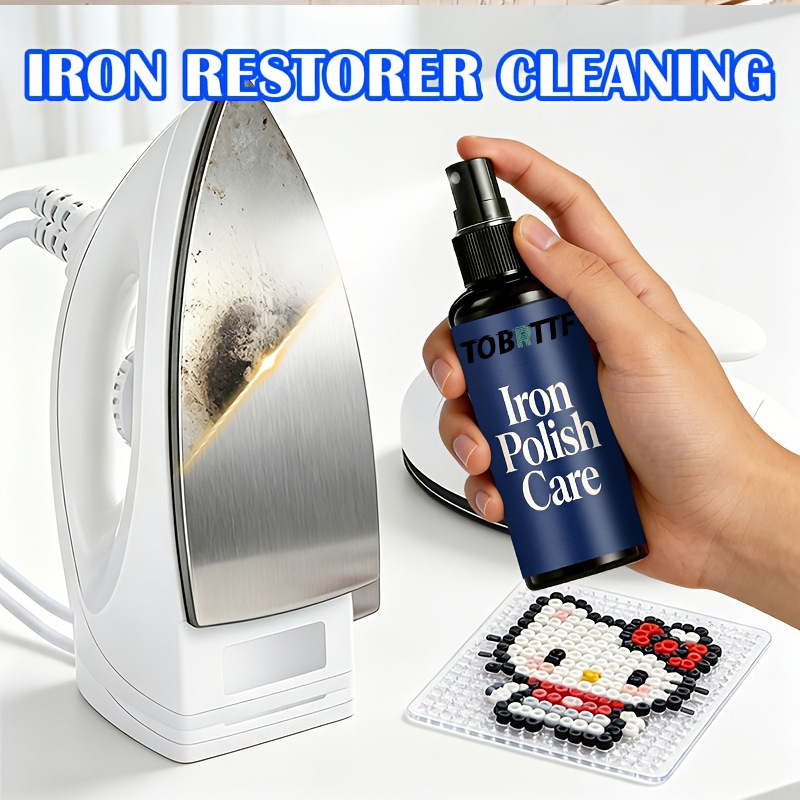 Iron Repair Spray is suitable for cleaning non-stick plates of steam irons and can remove stains, rust, and burn marks Iron Repair Spray is suitable for cleaning non-stick plates of steam irons and can remove stains, rust, and burn marks