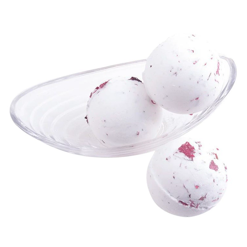 Бурлящий шар для ванны «Веселое молочное розовое молочко» с увлажняющим эффектом