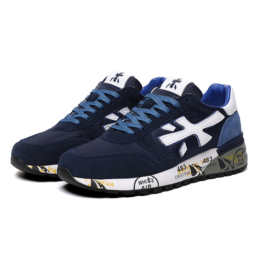 Comercio exterior transfronterizo nuevos zapatos masculinos premium, suela gruesa transpirable, zapatos deportivos casuales de cuero anti-pelú.