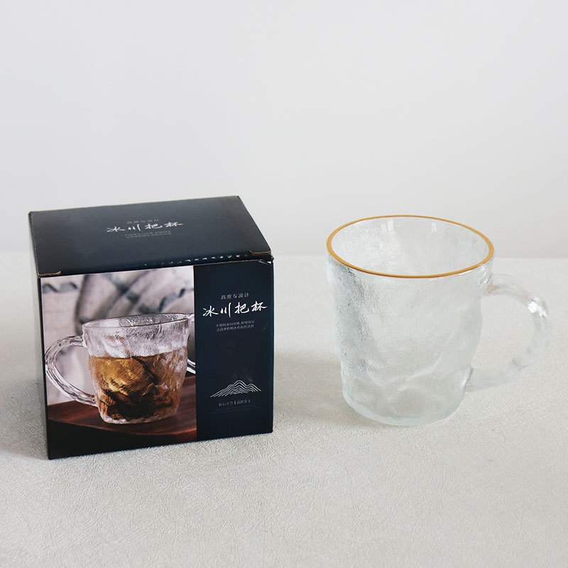 Golden glass set for home use