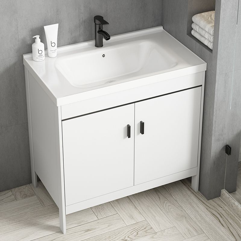 Floor-Standing Bathroom Washbasin Balcony Washbasin Cabinet Combination Washbasin Ceramic Integrated Basin Bathroom Cabinet
