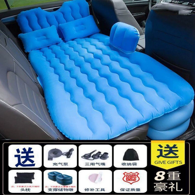 Inflatable mattress for auto for traveling for car, universal soft heel