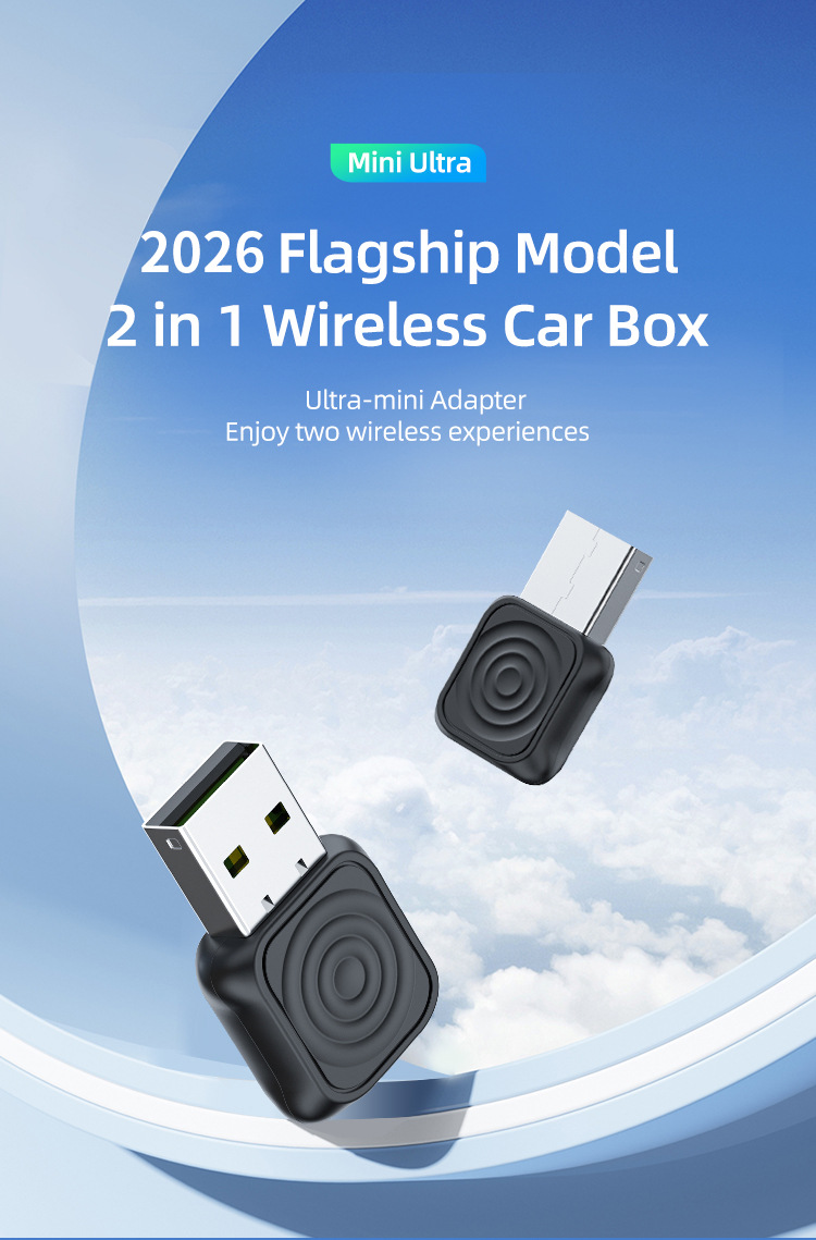 Cross-Border Carlinkit Original Car Wired to Wireless Carplay Two-In-One Interconnection Android Auto Box