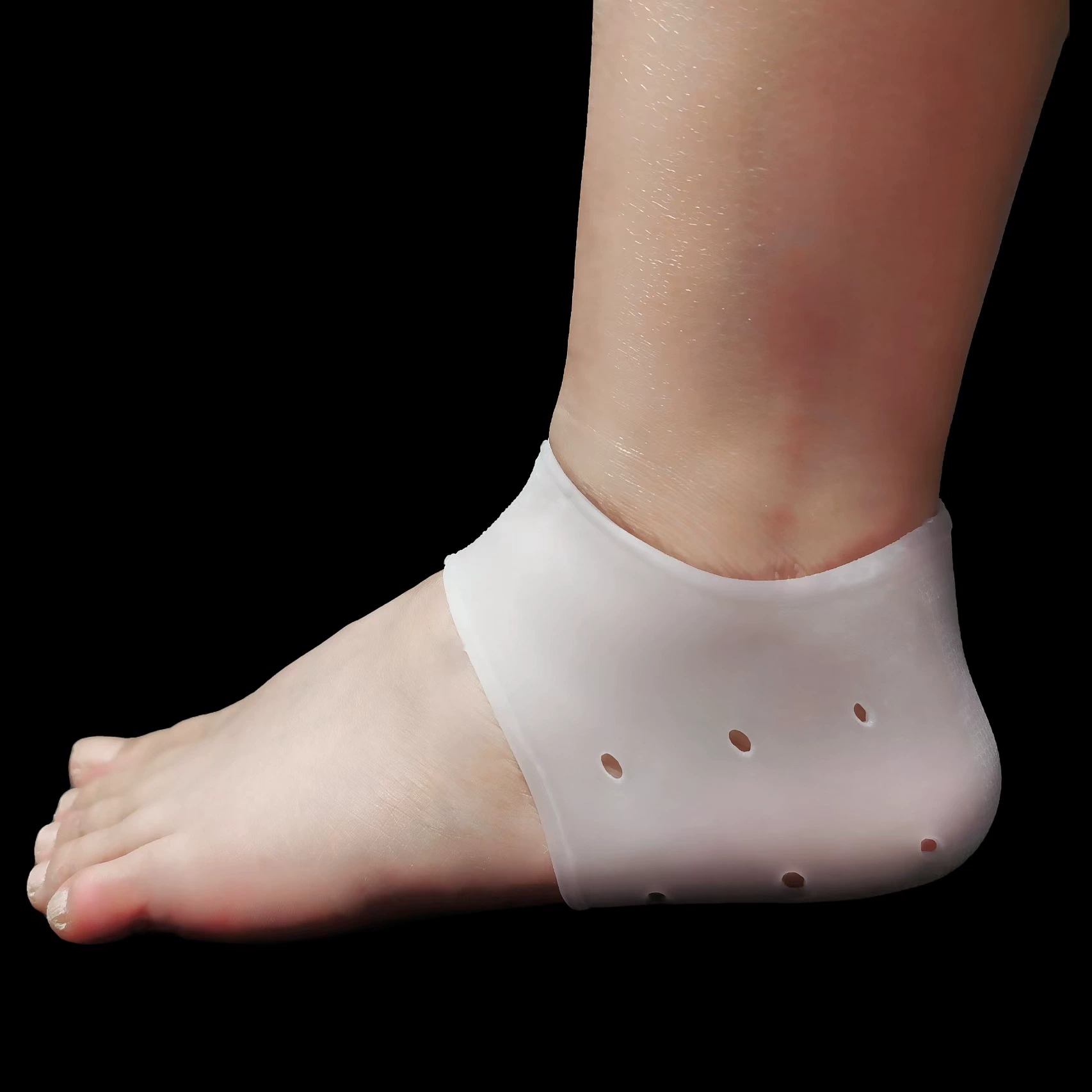 Силиконовые накладки на пятки, увлажняющие, против трещин, износостойкие, амортизирующие, снимающие давление, гелевые носки оптом