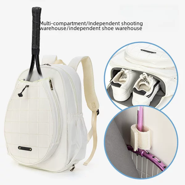 2025 New Badminton Bag for Women, High-Looking Shoulder Crossbody, Kidsren's Satchel Sports Men's Large-Capacity Tennis Bag