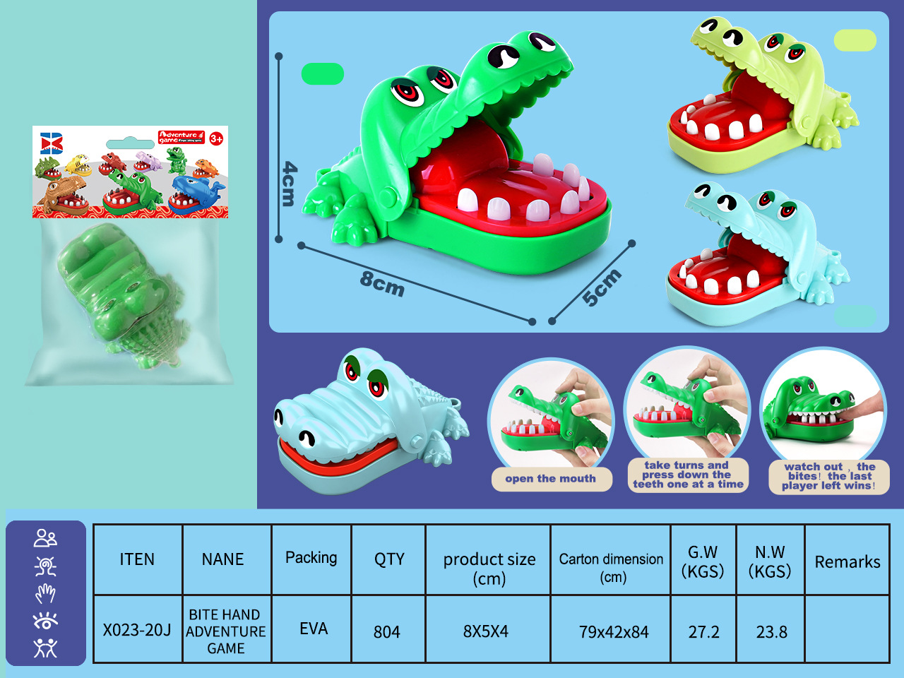 Mini mordedura de dedos juguetes de perros mordedura de manos niños interacción de padres e hijos parodia de dientes descompresión y descompresión artefactos mágicos