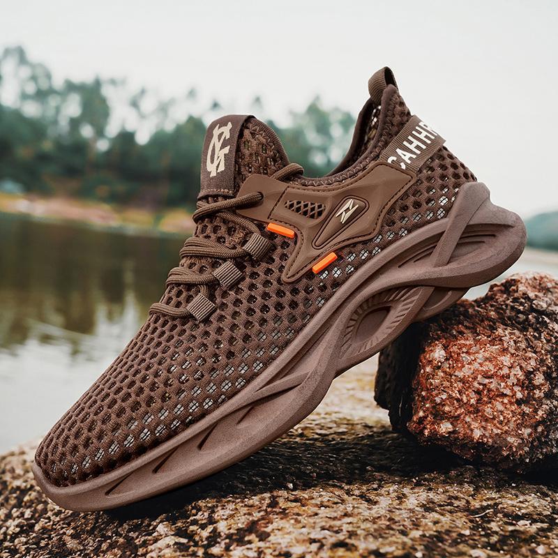 Una pieza de verano nuevos zapatos casuales ligeros para hombres