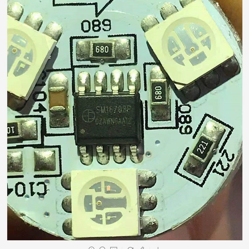 SM16703AP2 четырехпроводной RGB-чип драйвера световой полосы волшебного цвета CC16703 поддерживает сломанную точку SM16703AP3