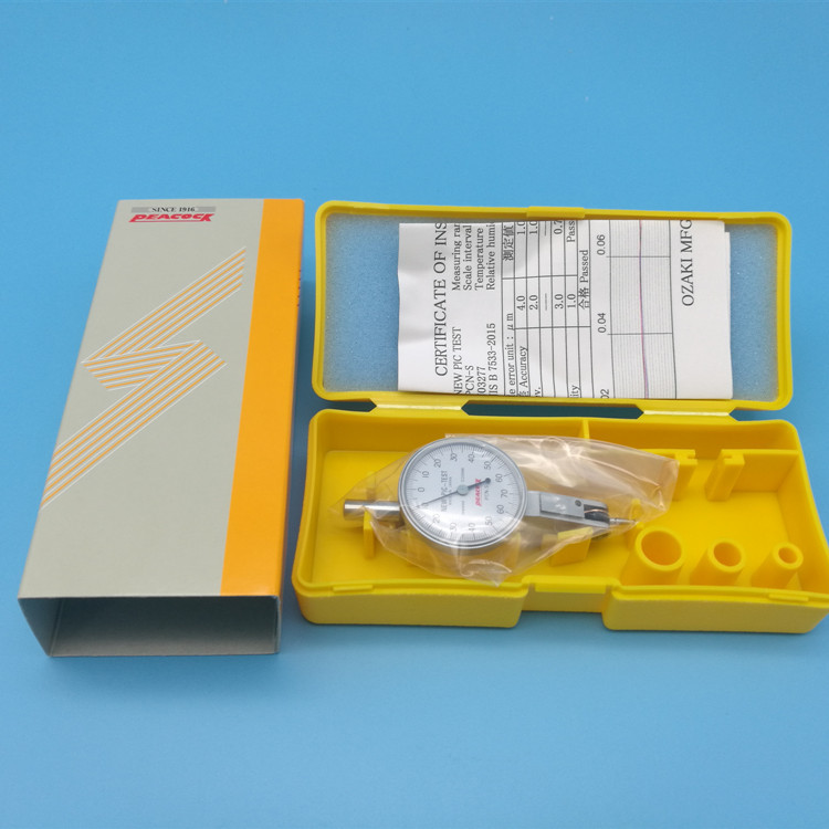 日本PEACOCK杠杆千分表PCN-S孔雀千分表精度0.001mm进口千分表