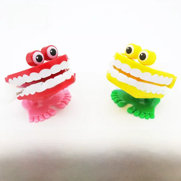Creative Wind-Up Bouncing Tooth Clockwork Toy Tooth Model Dental Decoration Ornament Oral Gift Manufacturer Wholesale