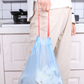 抽绳垃圾袋家用手提式加厚厨房宿舍自动收口黑色一次性塑料袋大号