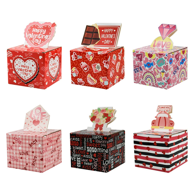 День Святого Валентина тема сюрприз Подарочная коробка с денежными коробками на день рождения Юбилейная вечеринка Подарочная коробка