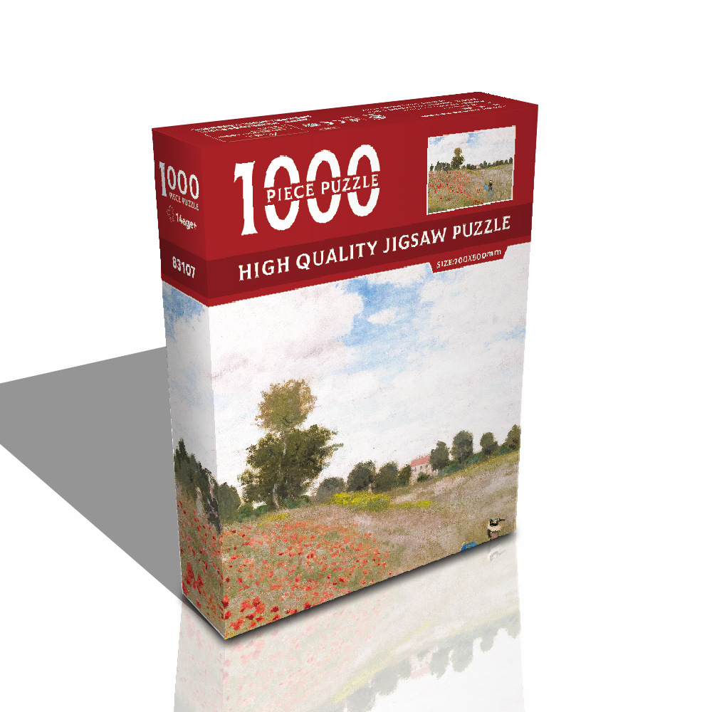 1000ピースの紙製名画、油絵、アート装飾画、知育玩具、ストレス解消、手作り組み立て玩具、平面パズル