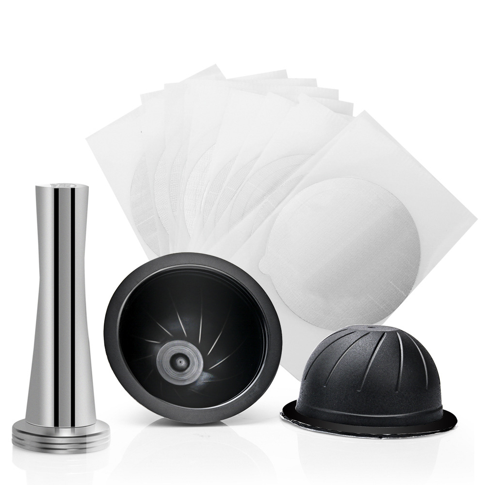 Icafilas autoadhesivo papel de aluminio traje Nespresso vertuo café cápsula cáscara italiana polvo tazón