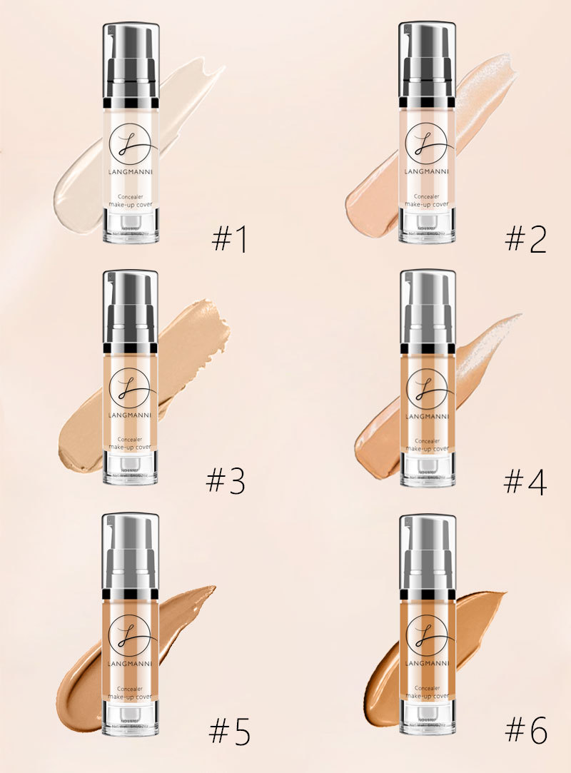 langmanni Foundation Concealer is not easy to smudge and BB cream is available in 6 colors undefined