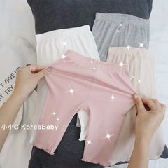 Stylish and sparkling gold soft 7/8 inch mosquito-proof pants for babies and toddlers - New for spring and summer 2022 - 7/8 inch leggings - Style 0011