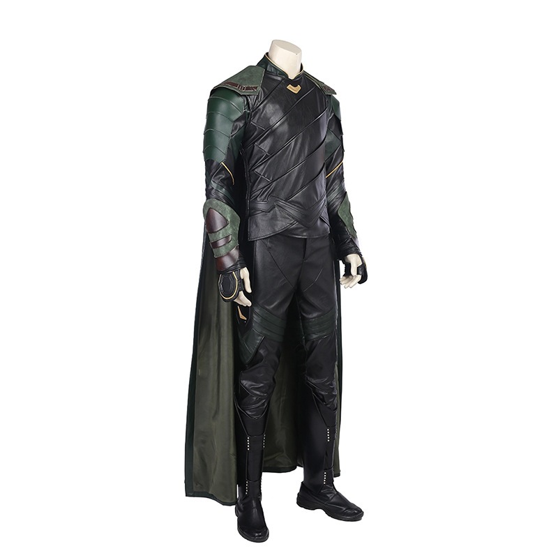 Agentlar qidirilmoqda! Thor: Ragnarok Loki kospley kostyumi, Xellouin filmi/televideniye kospleyi/anime erkaklar kiyimi.