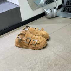 今年流行超火勃肯鞋女真皮外穿包头半拖鞋2025新款秋冬时尚懒人鞋